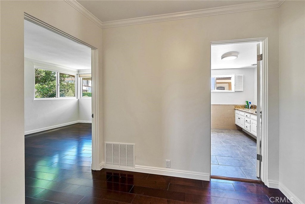 416 Meadowview Drive La Canada Flintridge, CA 91011 - Photo 18 of 35 a view of an empty room and wooden floor