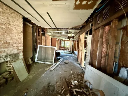 a view of the back of the house