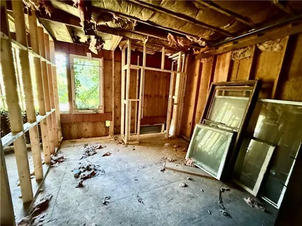 a view of an front door