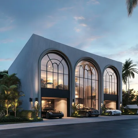 a view of house with windows and outdoor space