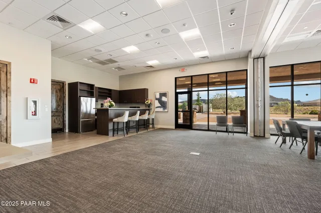 a front view of a house with a ocean view