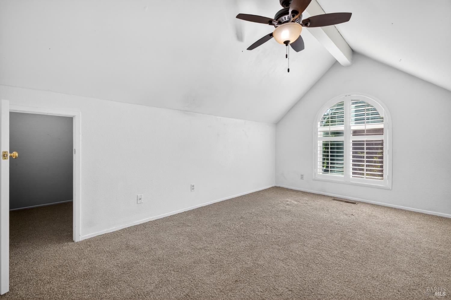 2757 Lakeview Drive Santa Rosa, CA 95405 - Photo 35 of 54 an empty room with chandelier fan and windows