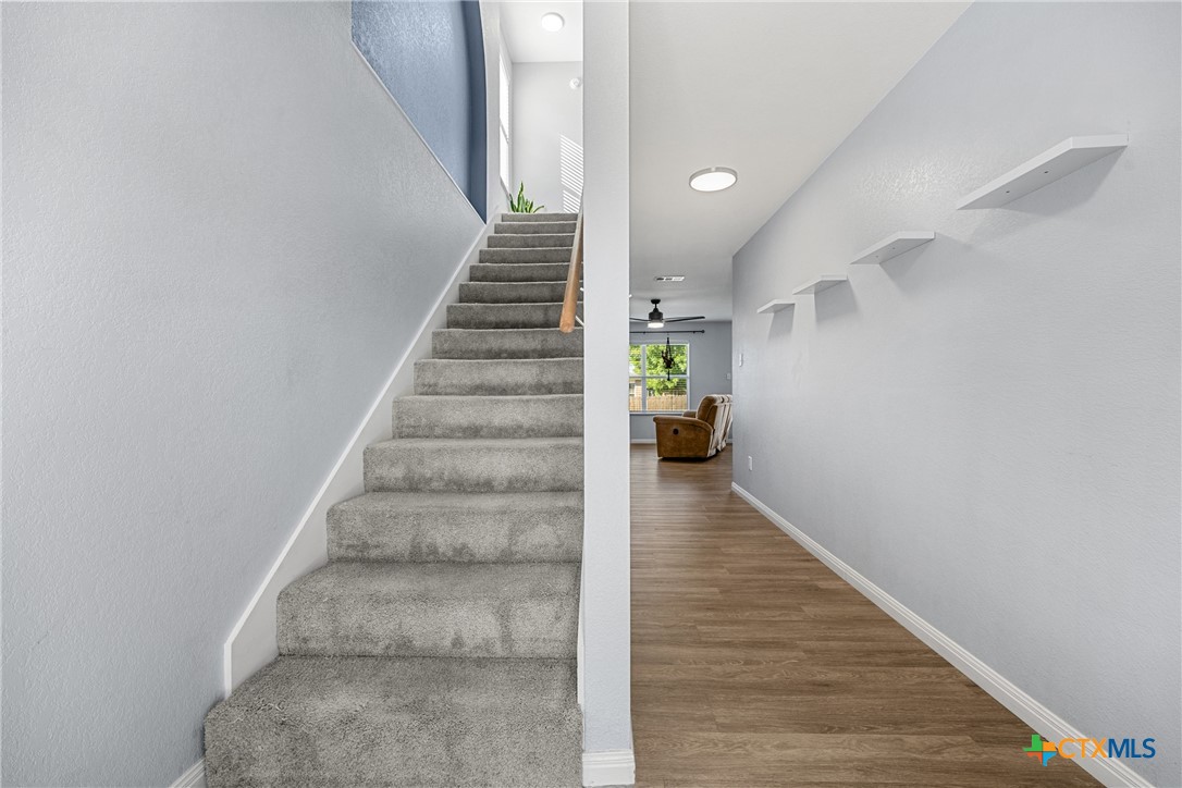 3410 Regency Court Killeen, TX 76549 - Photo 16 of 27 a view of entryway and hall with wooden floor