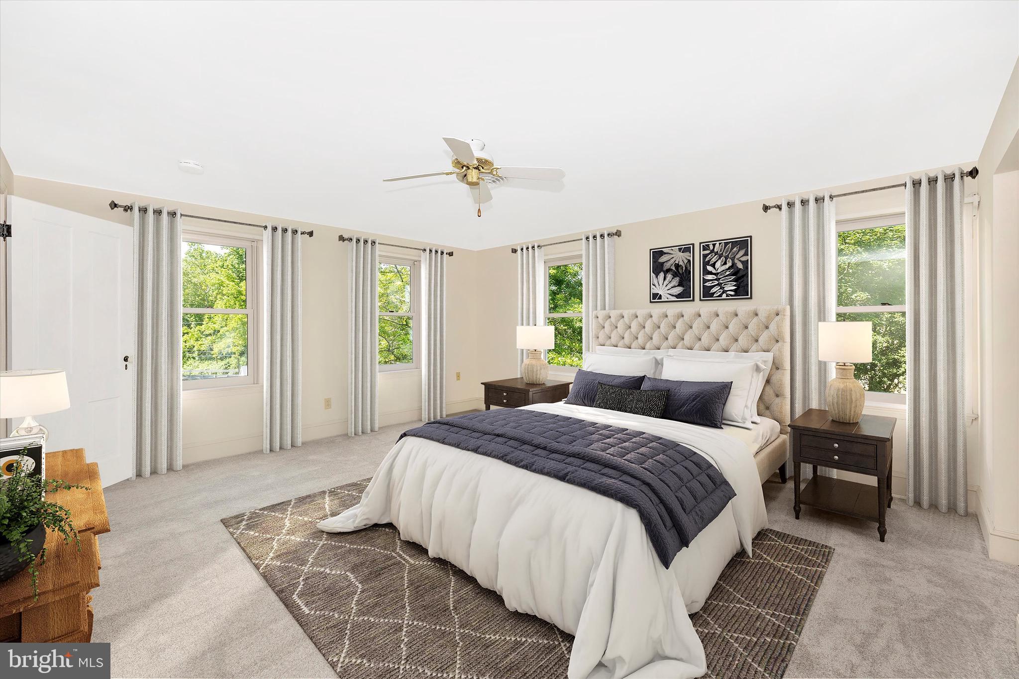 8423 Yellow Springs Road Frederick, MD 21702 - Photo 128 of 136 a bedroom with a large bed and a window