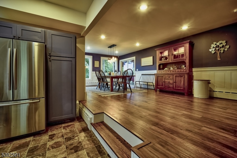 49 Mt Pleasant Road Columbia, NJ 07832 - Photo 19 of 47 a kitchen with stainless steel appliances granite countertop a refrigerator and a stove top oven