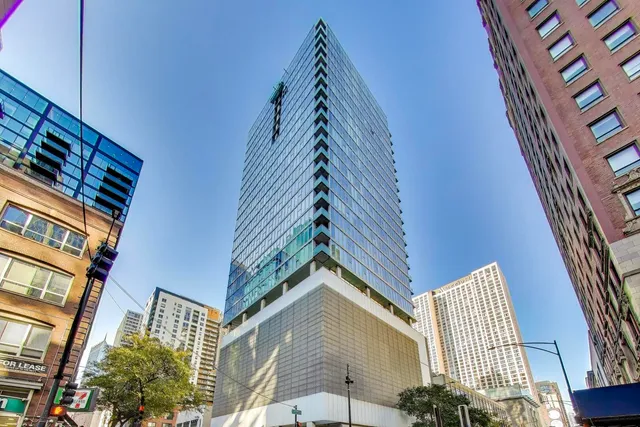 a front view of a building