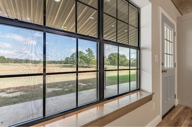 a view of a city from a balcony