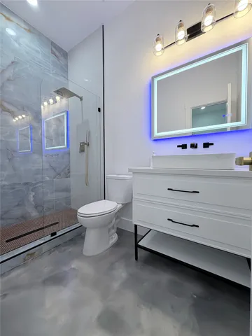 a house view with a outdoor space