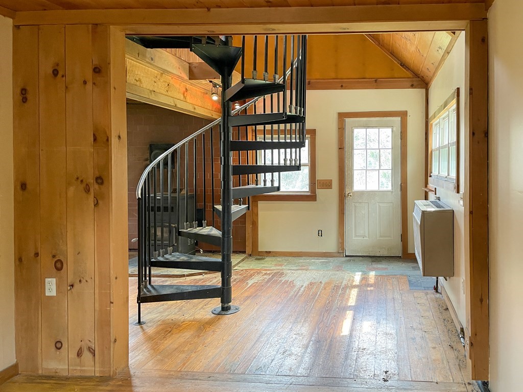 1430 Old Rte 9 Windsor, MA 01270 - Photo 5 of 14 a view of an entryway with wooden floor