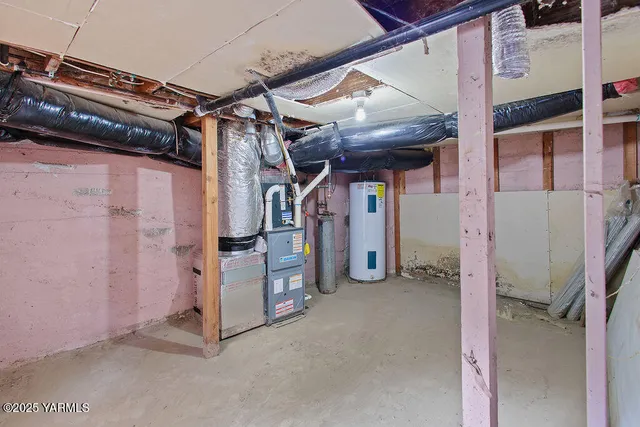 a view of a storage room