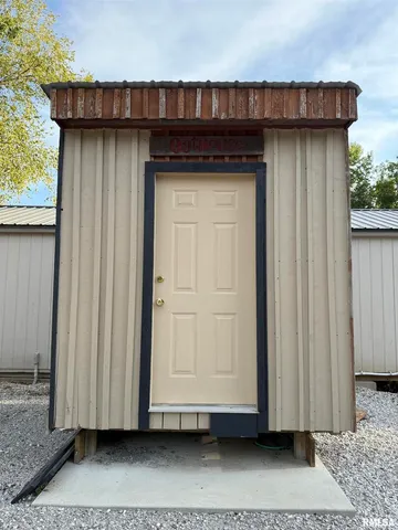 a view of storage and utility room