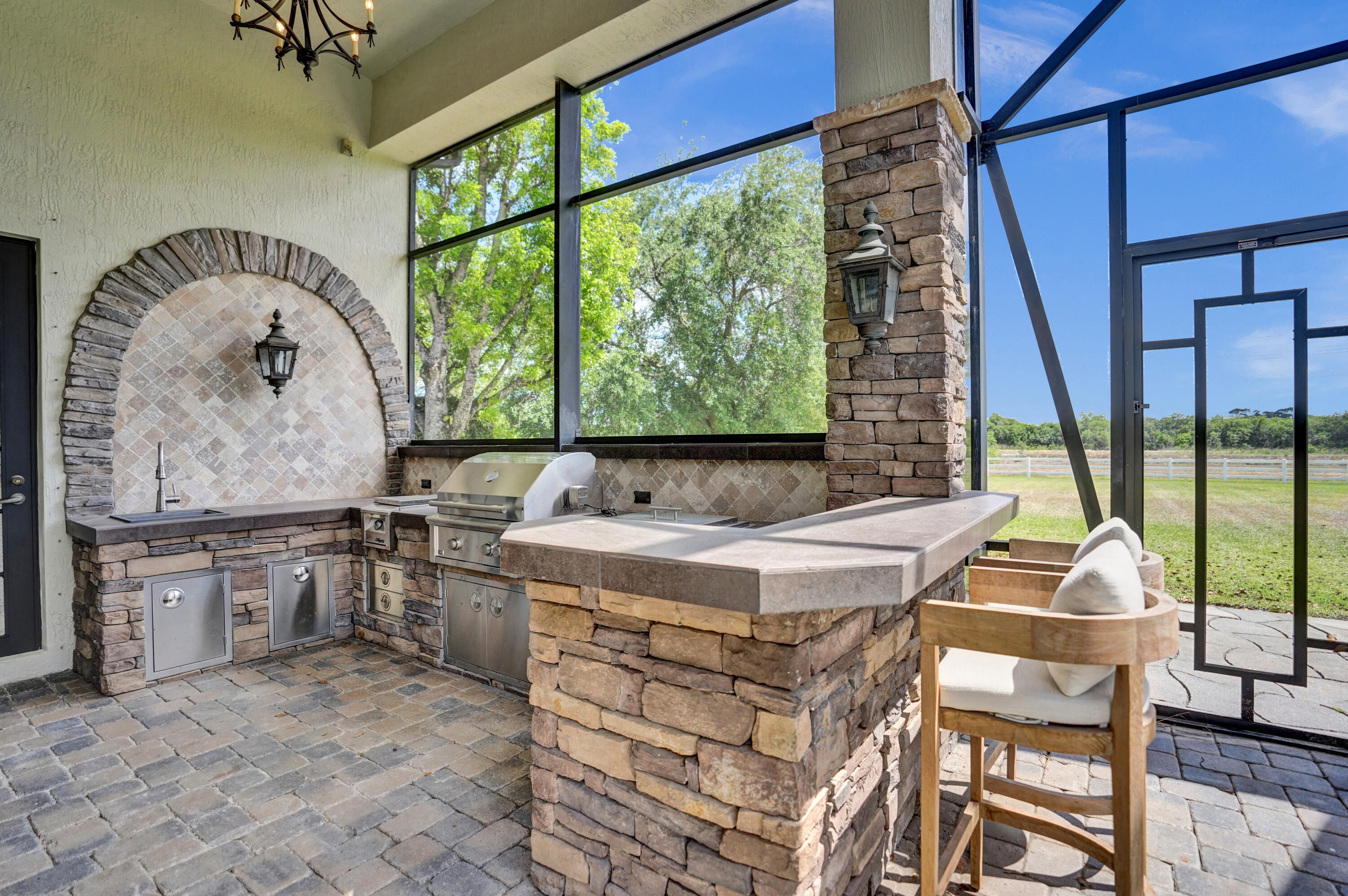 9210 Equus Circle Boynton Beach, FL 33472 - Photo 42 of 75 Outdoor summer kitchen 1.2