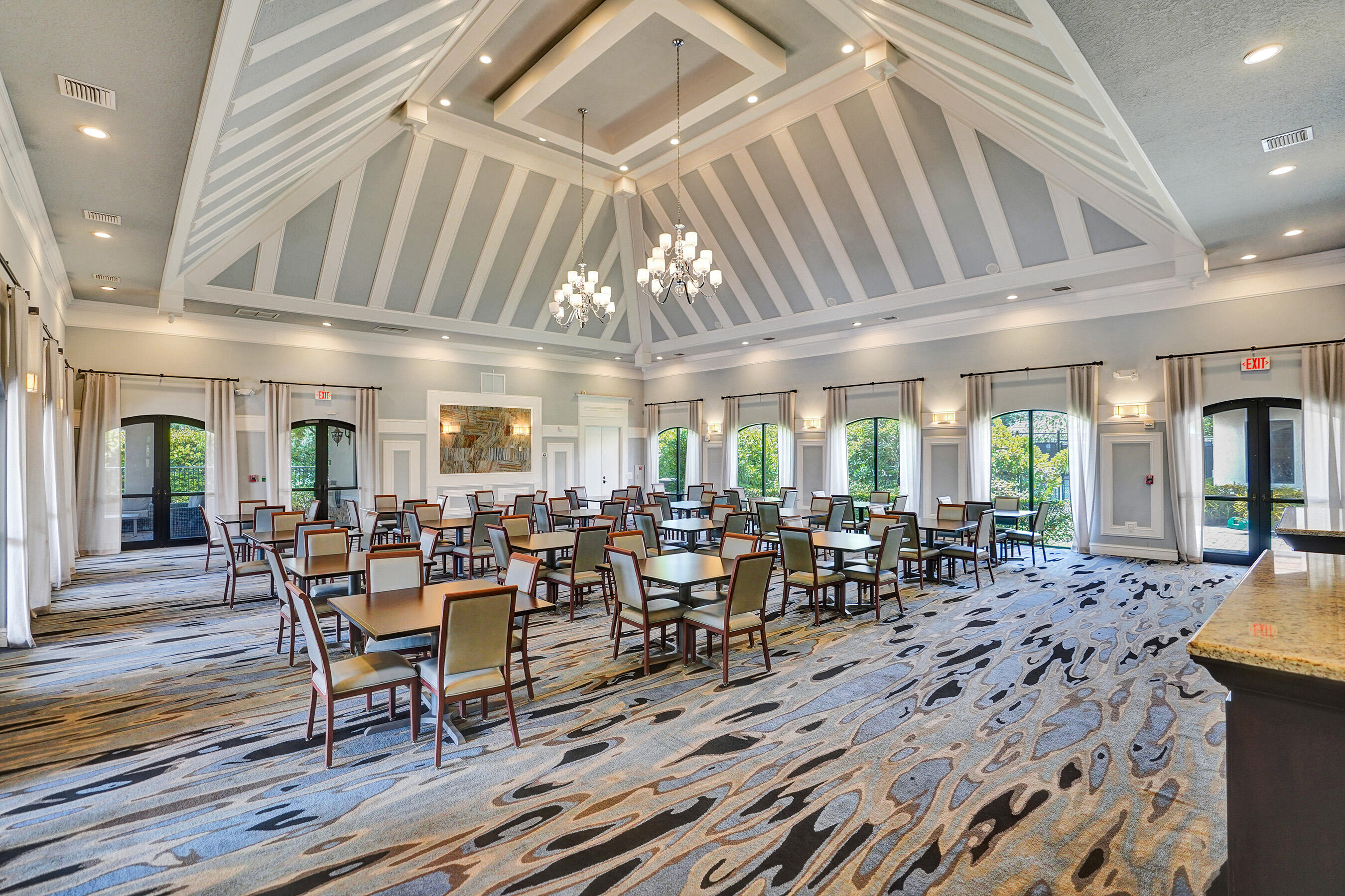 9210 Equus Circle Boynton Beach, FL 33472 - Photo 56 of 75 a view of a dining room with furniture window and outside view