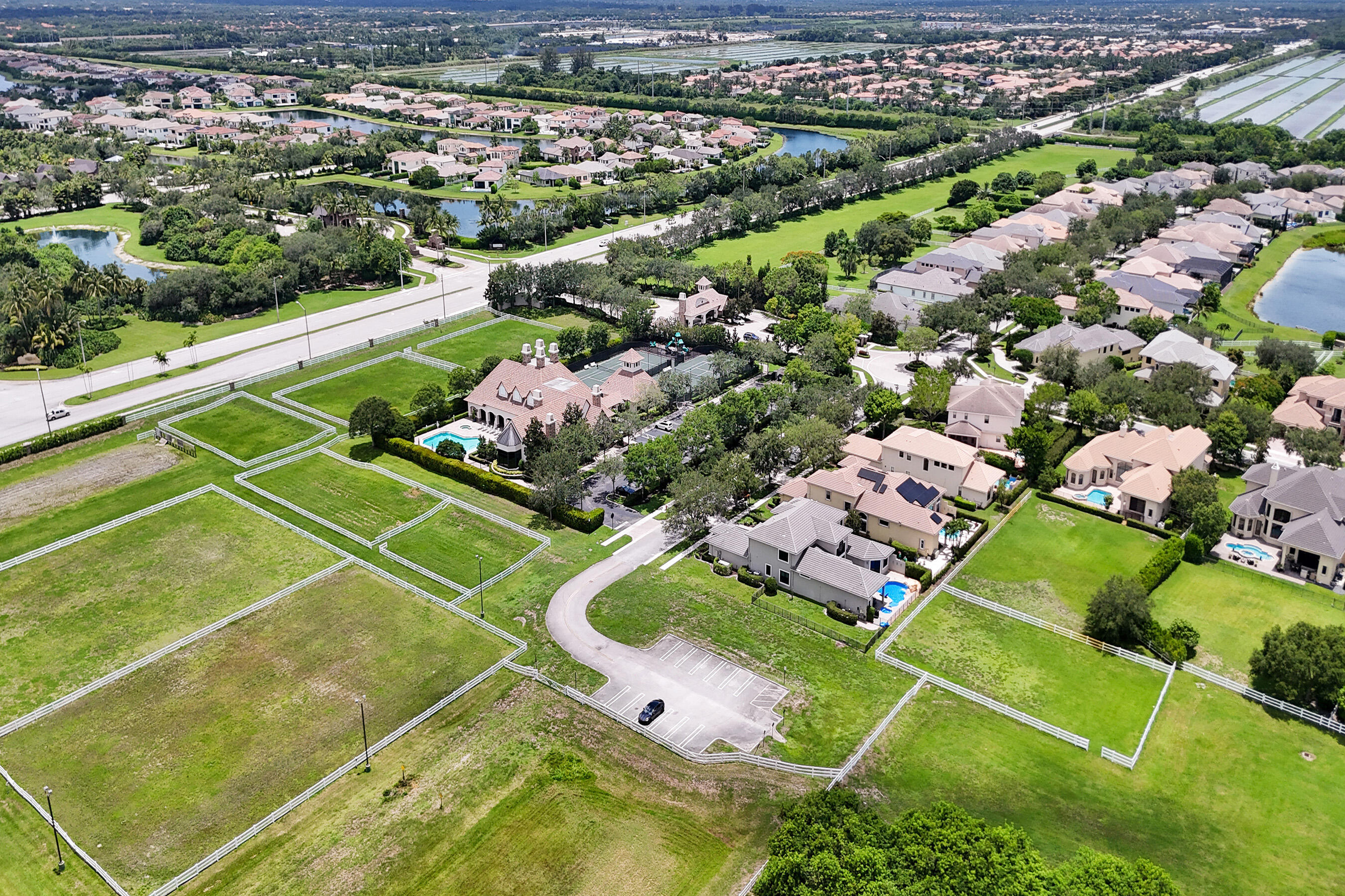 9210 Equus Circle Boynton Beach, FL 33472 - Photo 75 of 75 an aerial view of a tennis court