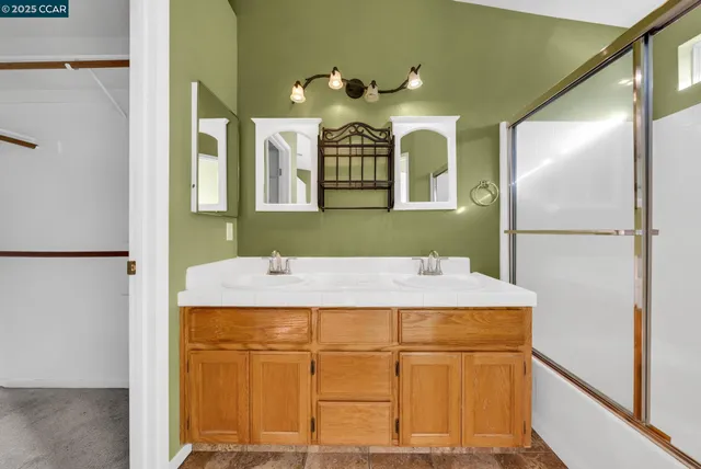 a view of small space with racks on the wall