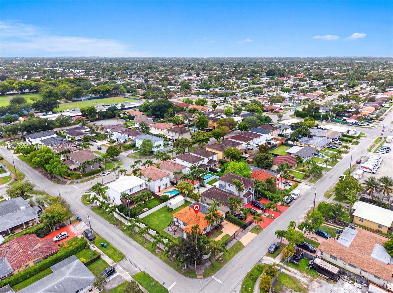 9000 Southwest 40th Terrace Miami, FL 33165 - Photo 17 of 23 an aerial view of residential houses with outdoor space