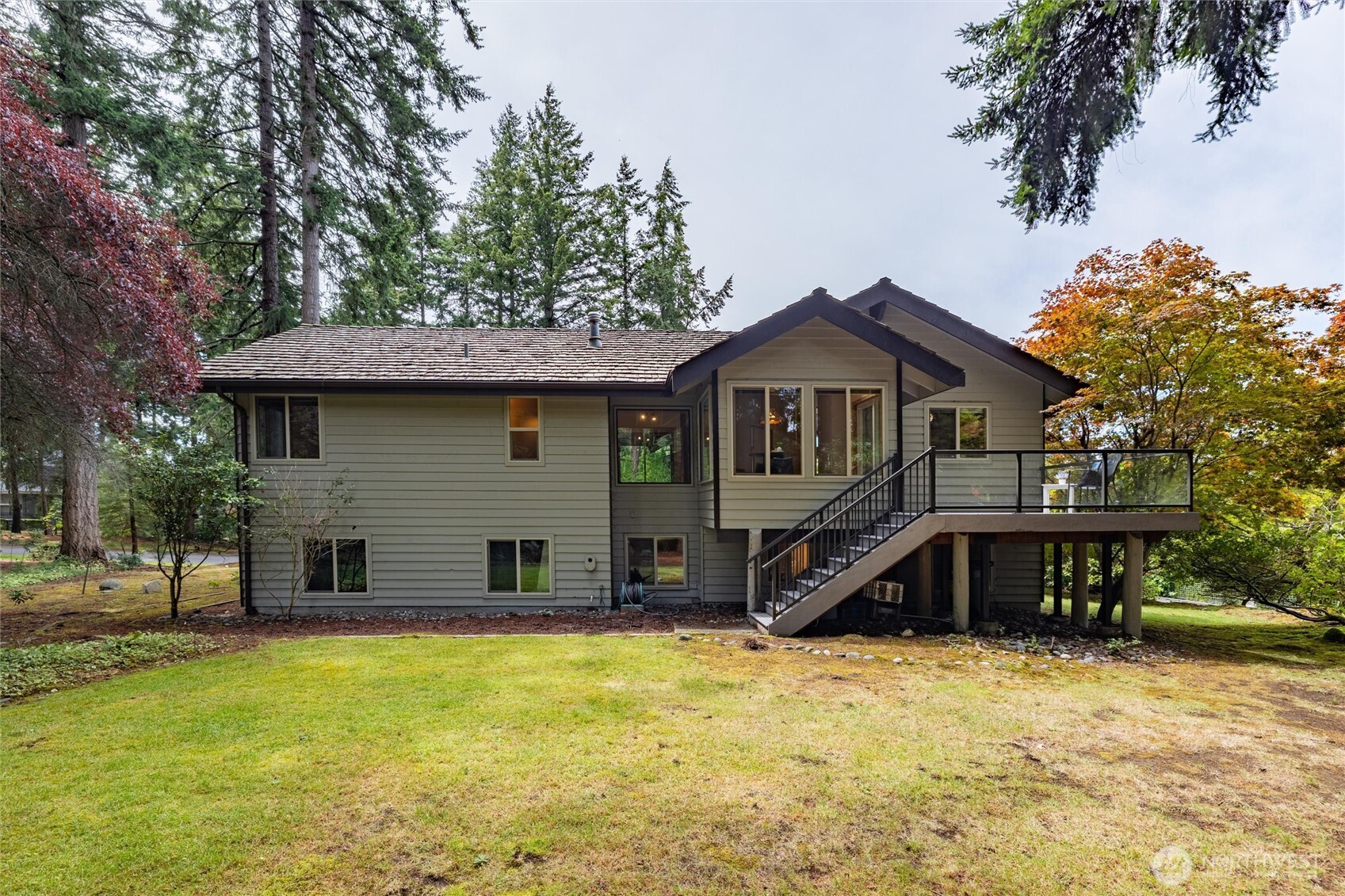 601 Clark Road Bellingham, WA 98225 - Photo 36 of 38 a front view of a house with a yard