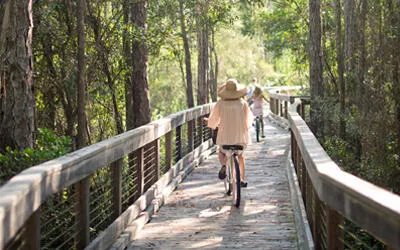 a view of street with retail shops