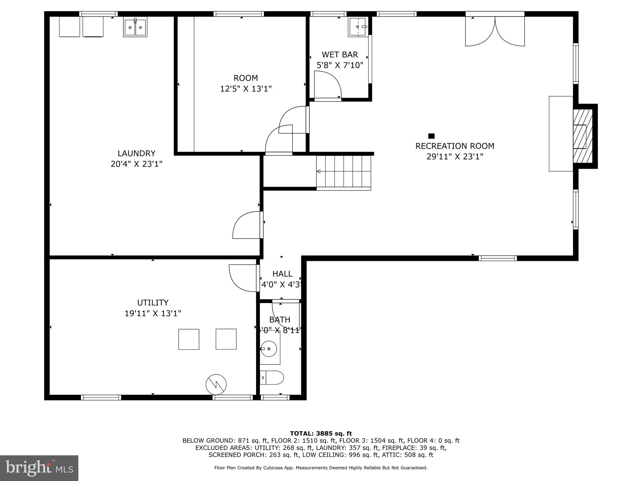 7604 Hackamore Drive Potomac, MD 20854 - Photo 56 of 56 Basement Floor Plan
