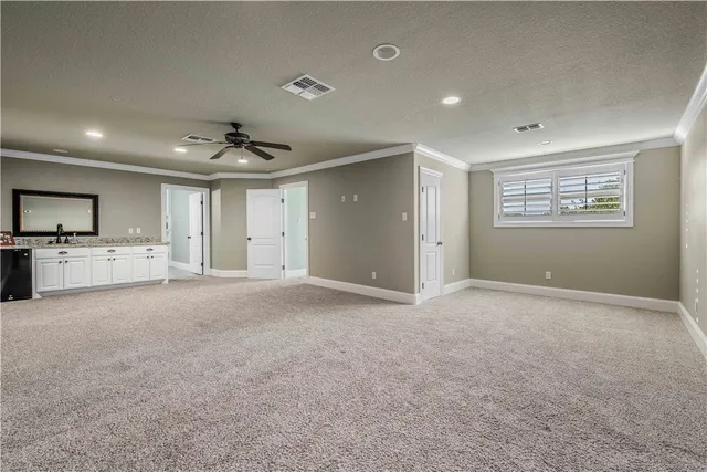 a room with storage and utility