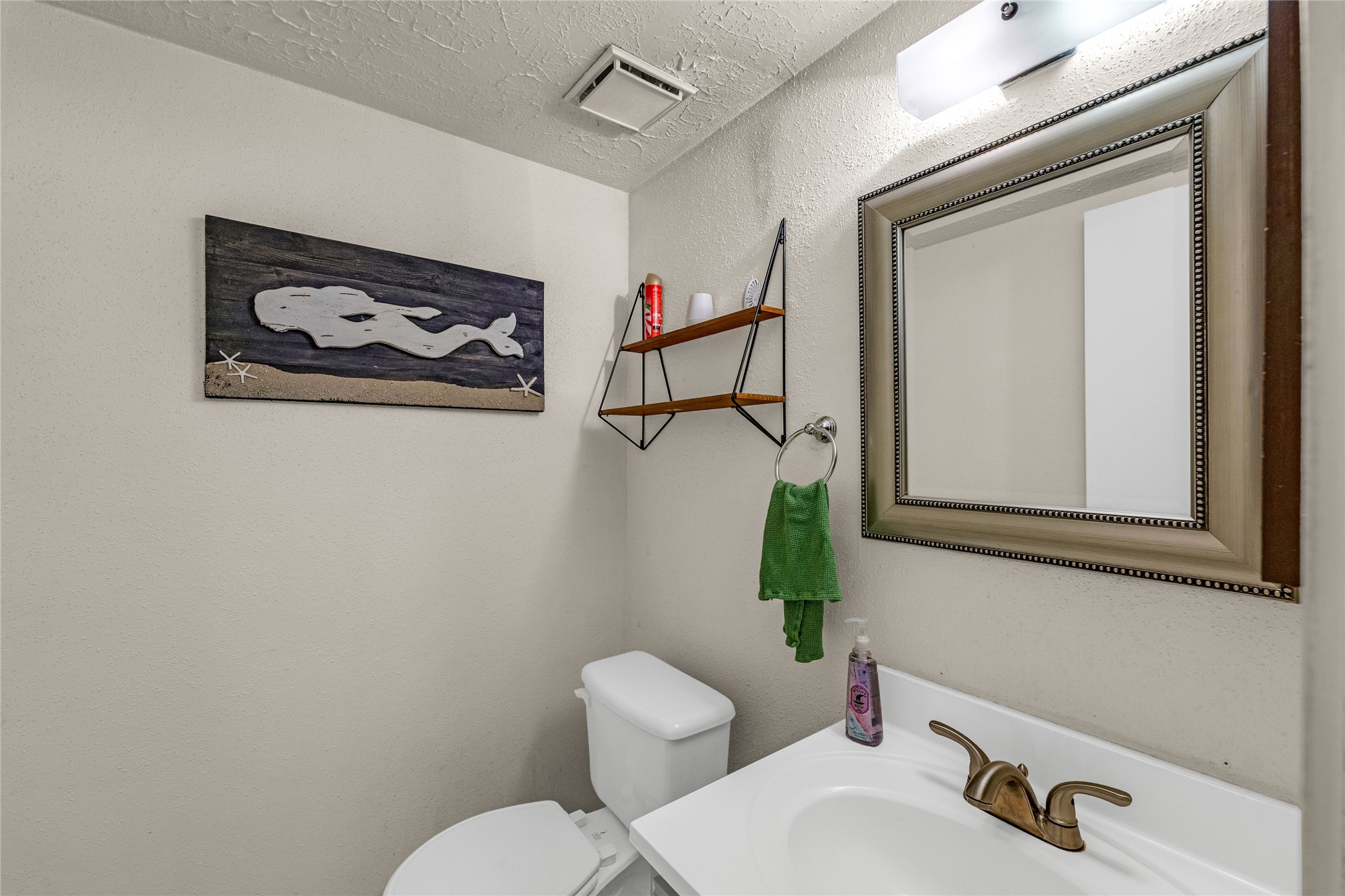 24014 Red Sky Drive Spring, TX 77373 - Photo 12 of 23 a bathroom with a toilet a sink and mirror