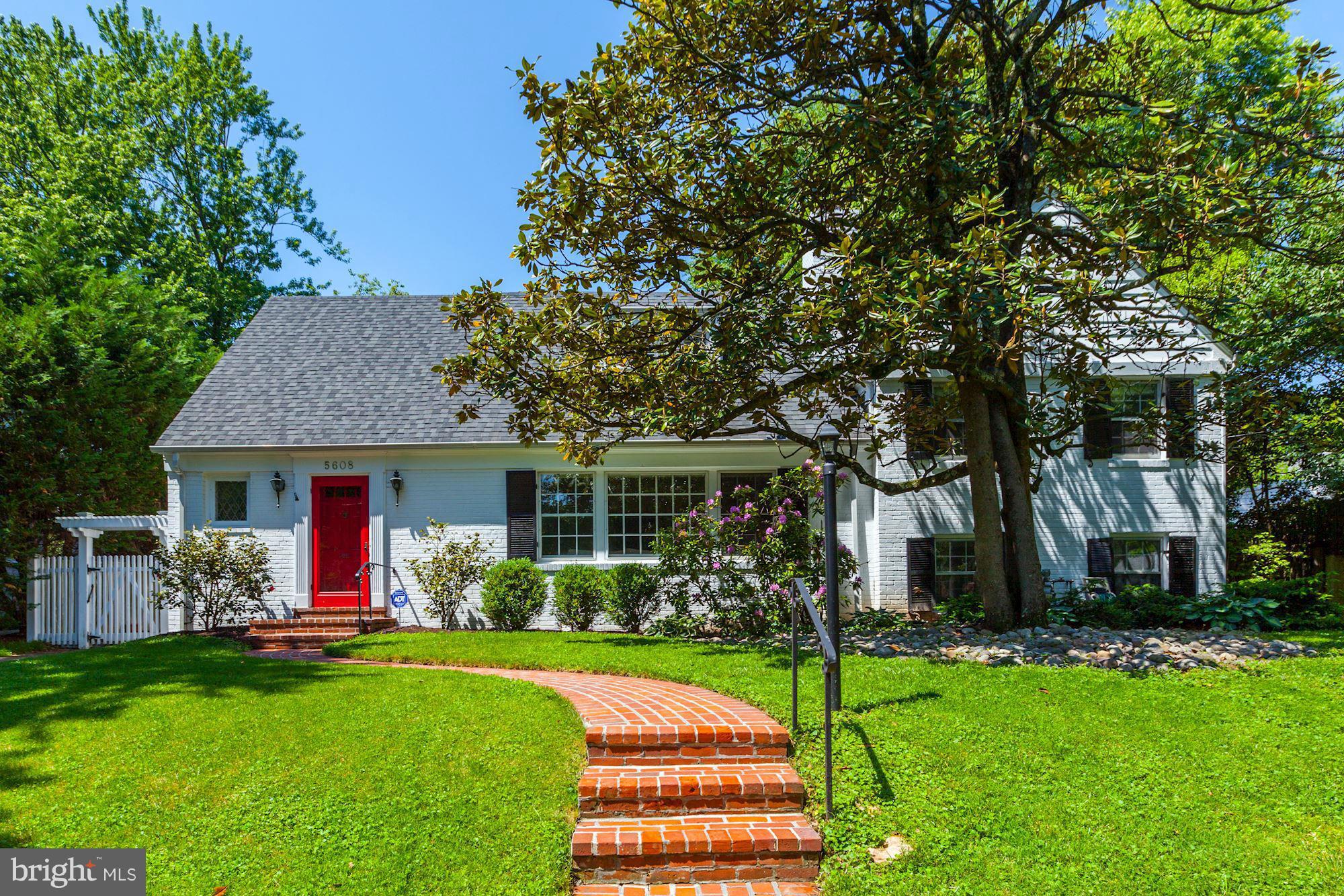 5608 Pollard Road Bethesda, MD 20816 - Photo 1 of 18 a view of a house with backyard and a tree