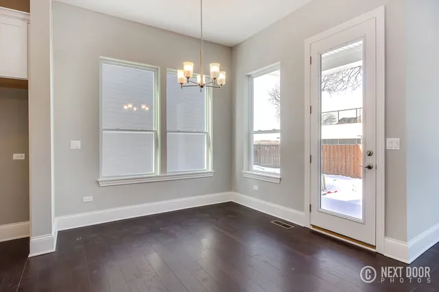 a view of an empty room