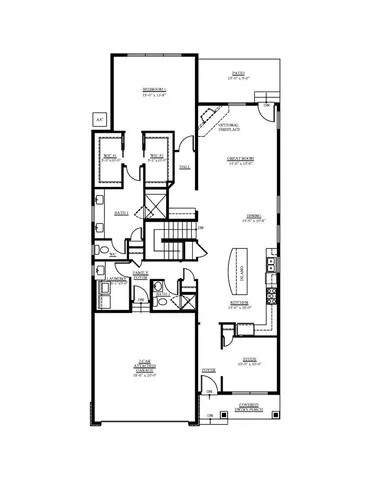 a picture of a floor plan
