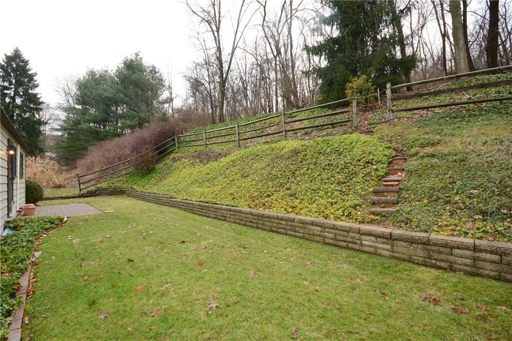 217 Segar Road Pittsburgh, PA 15243 - Photo 23 of 25 Back yard is ideal for relaxing or grilling. Nice brick patio.
