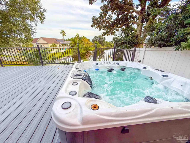a view of city from a balcony