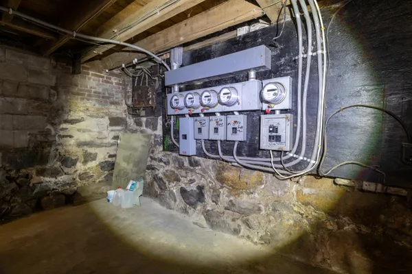 a view of water heater room