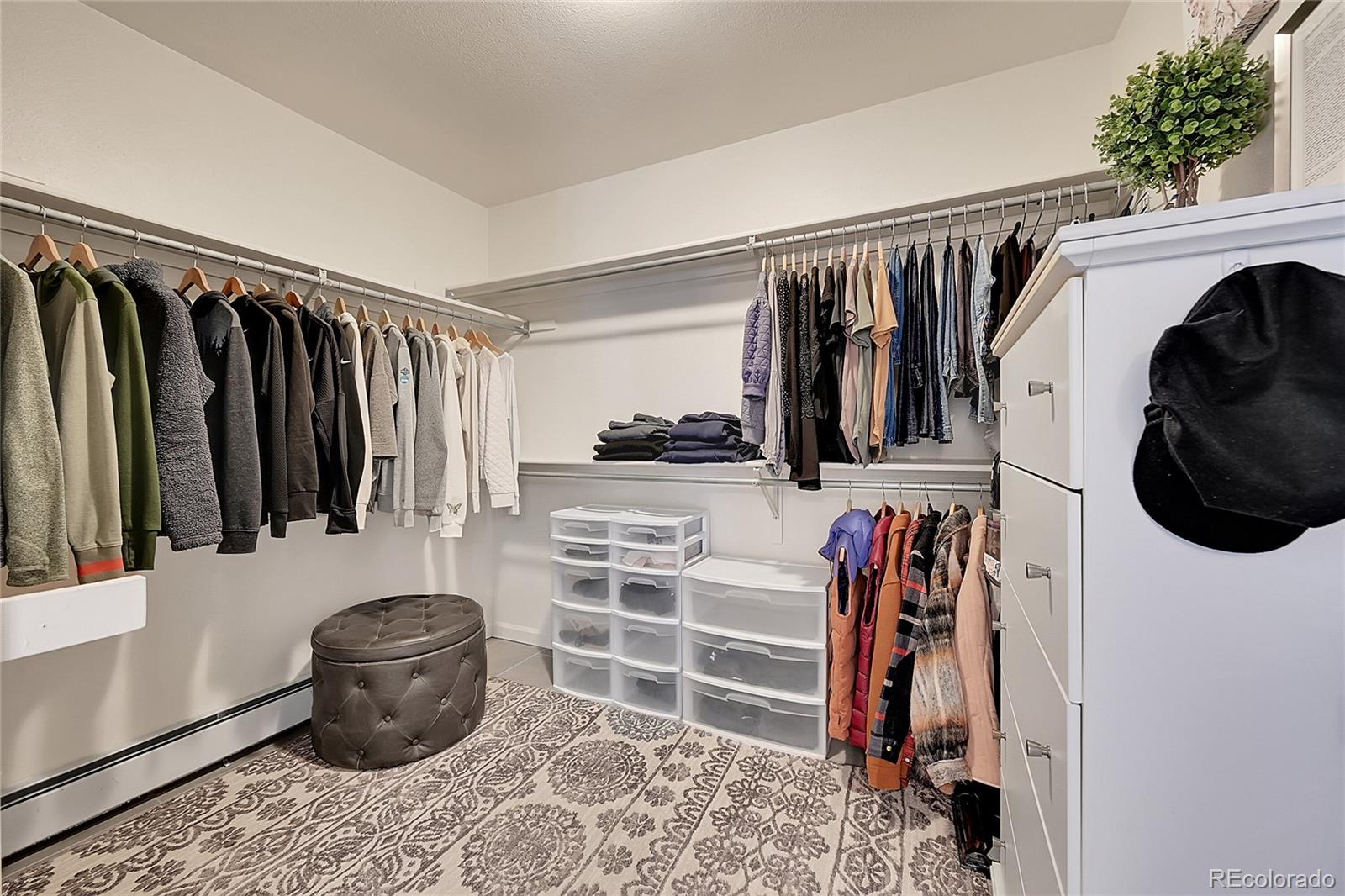 8959 South Hillview Road Morrison, CO 80465 - Photo 23 of 49 a view of walk in closet with clothes and shoes