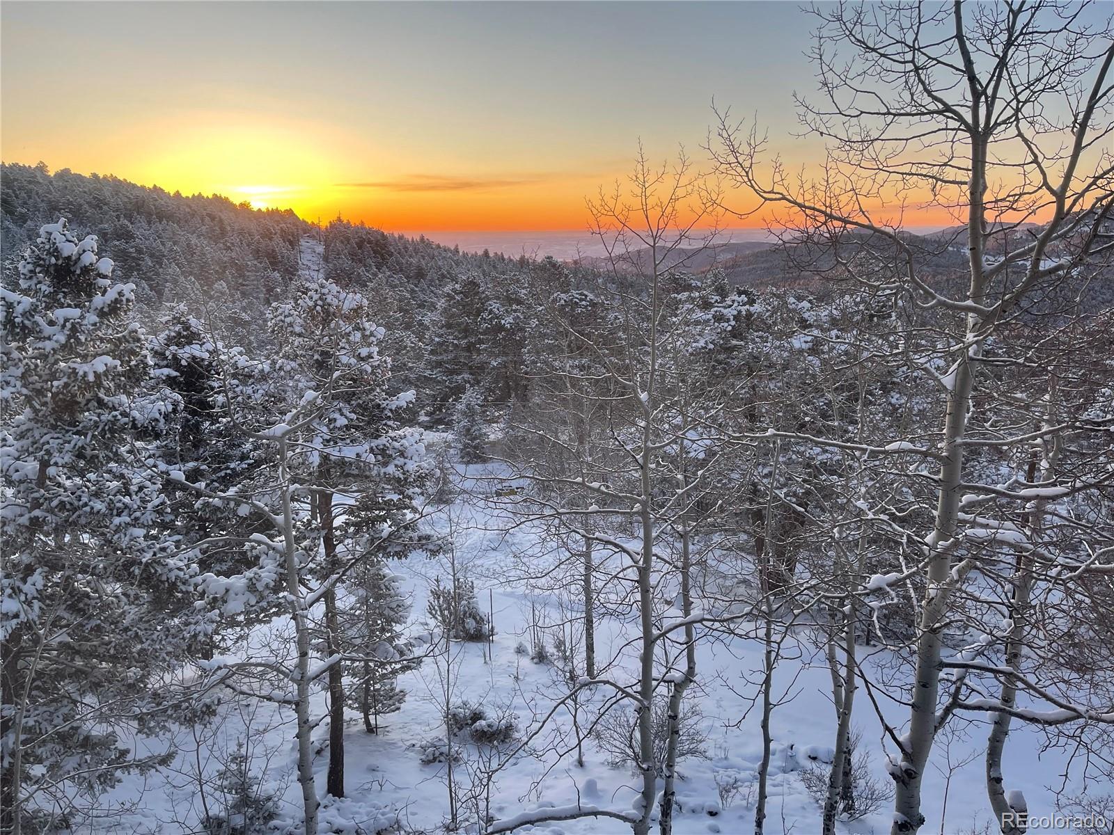 8959 South Hillview Road Morrison, CO 80465 - Photo 44 of 49 a view of a field with mountains in the background