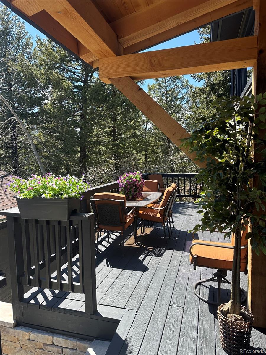 8959 South Hillview Road Morrison, CO 80465 - Photo 47 of 49 a terrace view with seating space