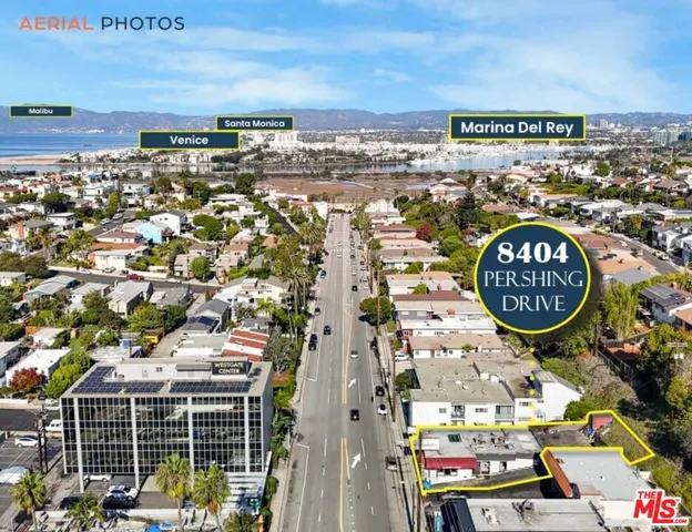 an aerial view of residential building