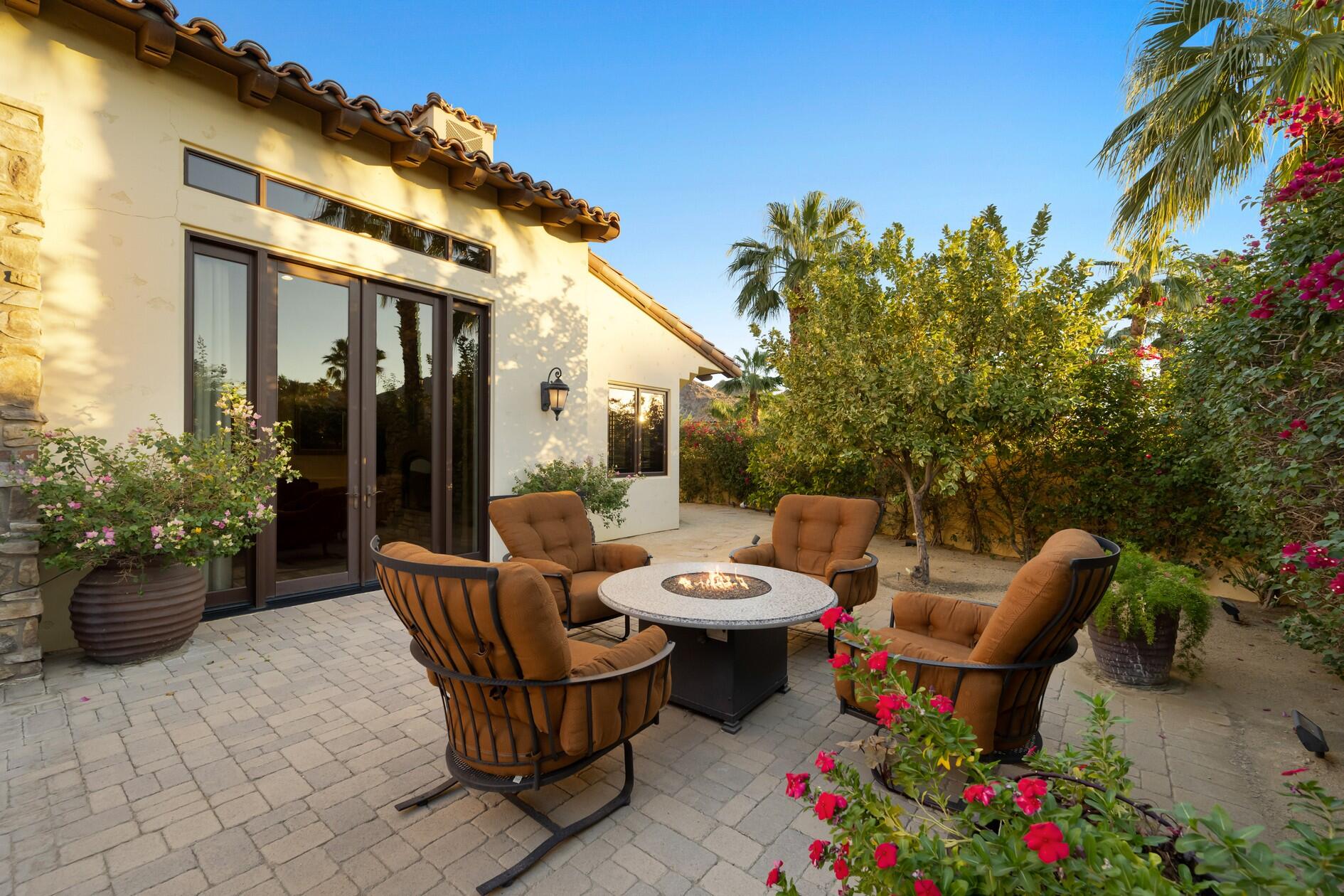 77169 Casa Del Sol La Quinta, CA 92253 - Photo 15 of 50 a view of a patio with furniture and a potted plants