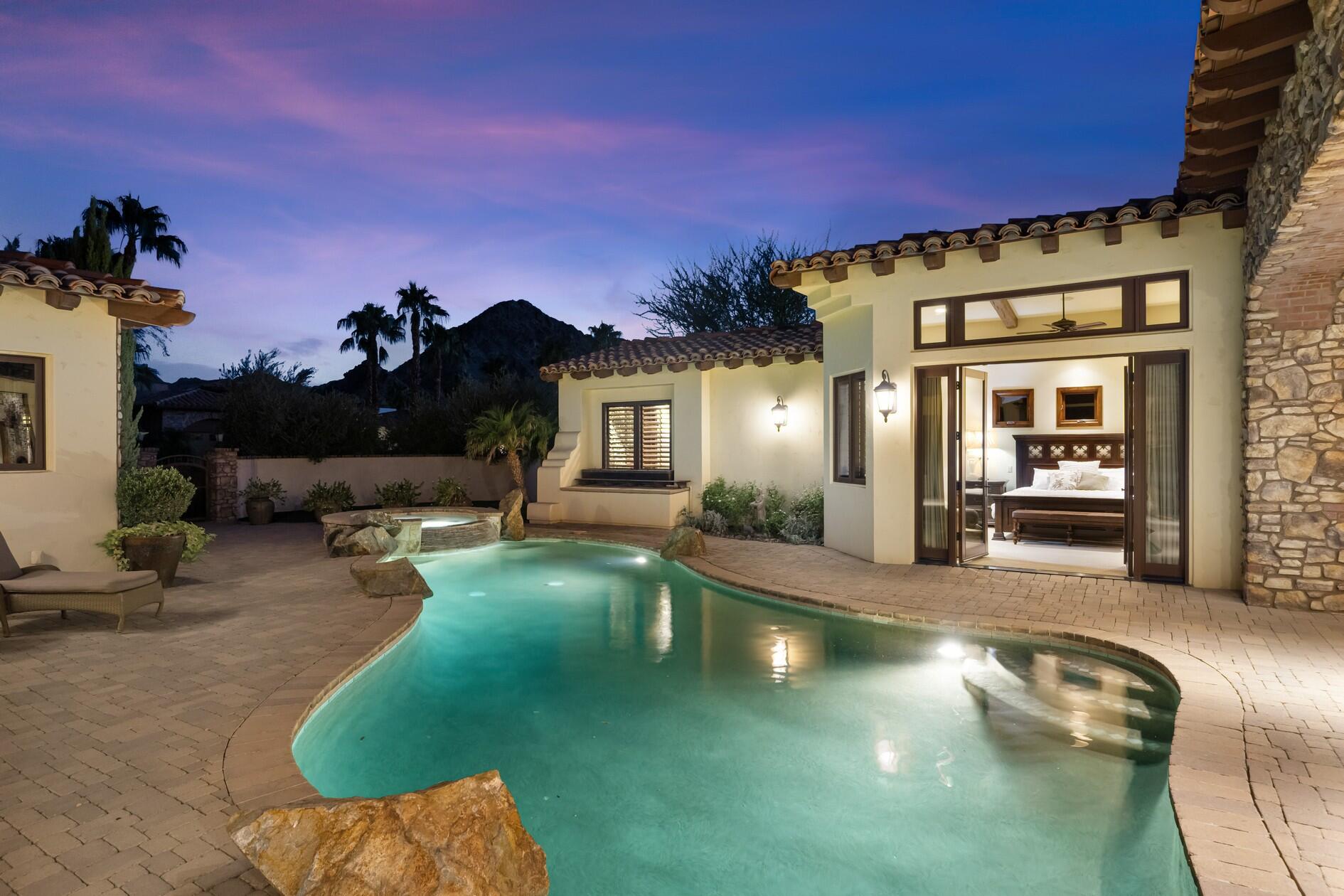 77169 Casa Del Sol La Quinta, CA 92253 - Photo 38 of 50 a view of a swimming pool with a patio