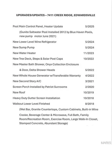 $1,050,000 | 7411 Creek Ridge Lane, Edwardsville, IL 62025