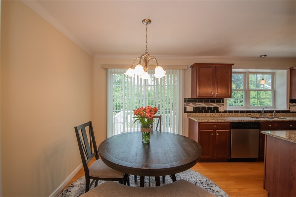 1975 Middlesex Street, Unit 51 Lowell, MA 01851 - Photo 8 of 34 a dining room with furniture a chandelier and window