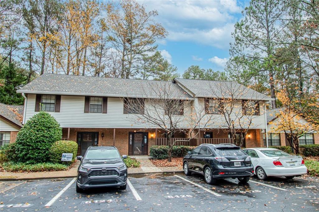 a car parked in front of a house
