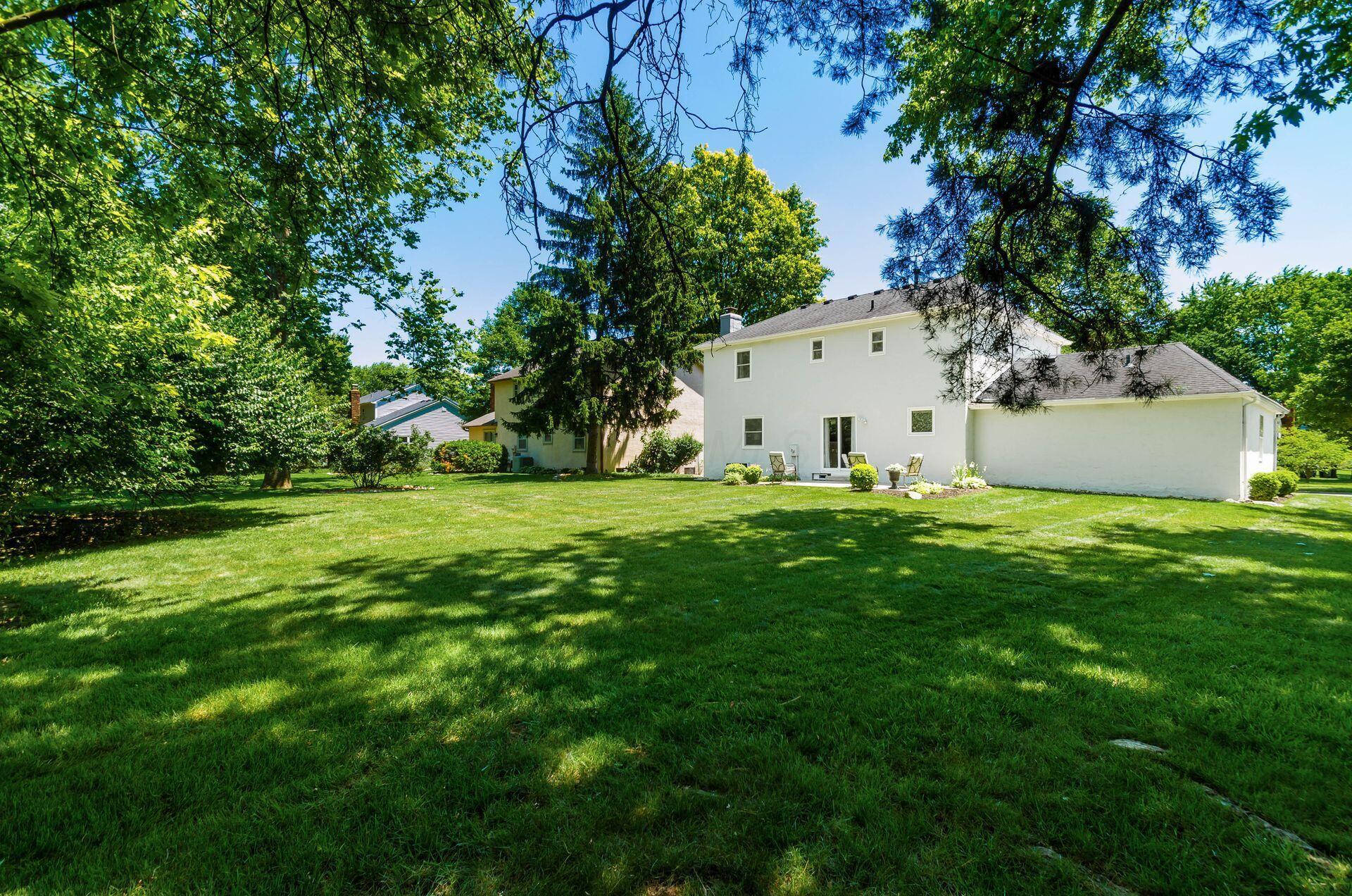 7771 Strathmoore Road Dublin, OH 43016 - Photo 27 of 32 Open views of the backyard (potential for fencing, no HOA)