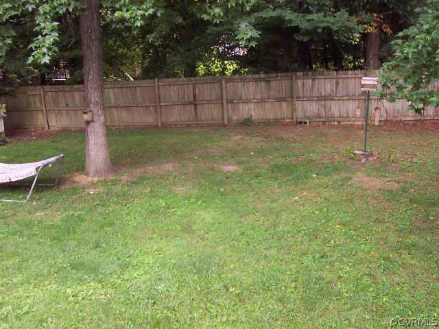 2625 Beaver Falls Road Midlothian, VA 23112 - Photo 7 of 7 Other - rear yard with privacy fencing and storage