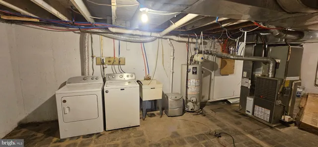 a view of a storage room