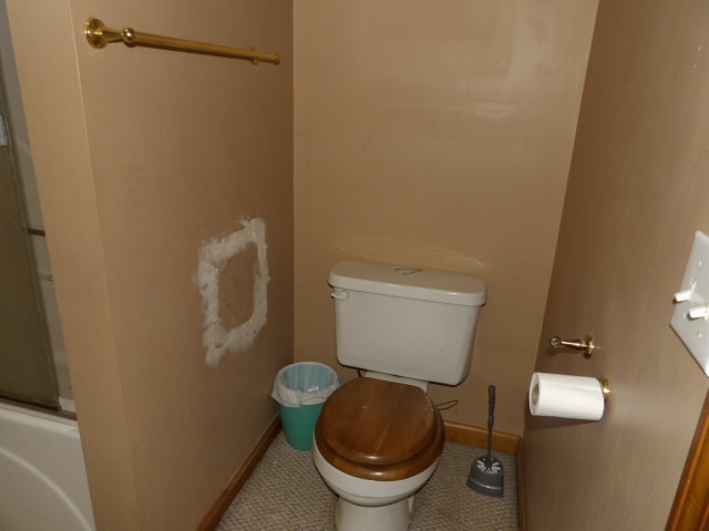 180 Morris Road Galatia, IL 62935 - Photo 17 of 28 a white toilet sitting next to a shower
