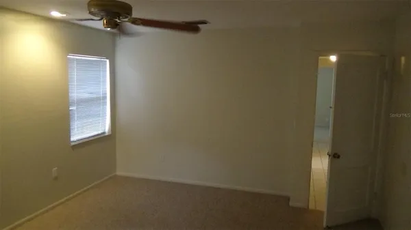 a view of a room with a shower