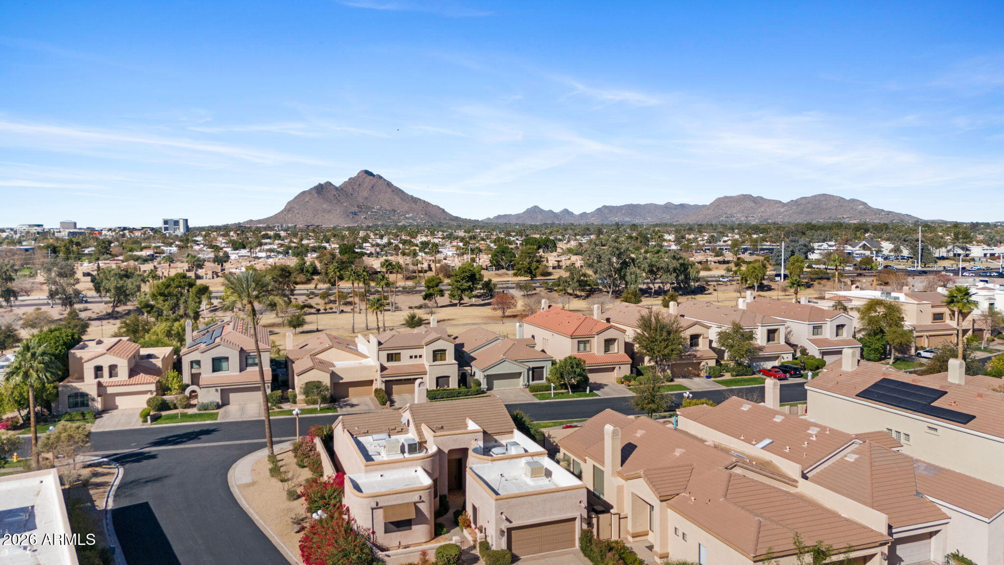 8100 East Camelback Road, Unit 43 Scottsdale, AZ 85251 - Photo 51 of 52 an aerial view of a city