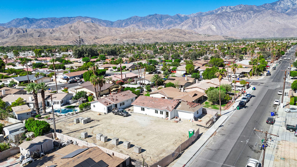 68855 Ortega Road Cathedral City, CA 92234 - Photo 61 of 62 an aerial view of residential house with an outdoor space