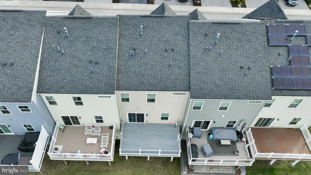 a view of a lake with a city