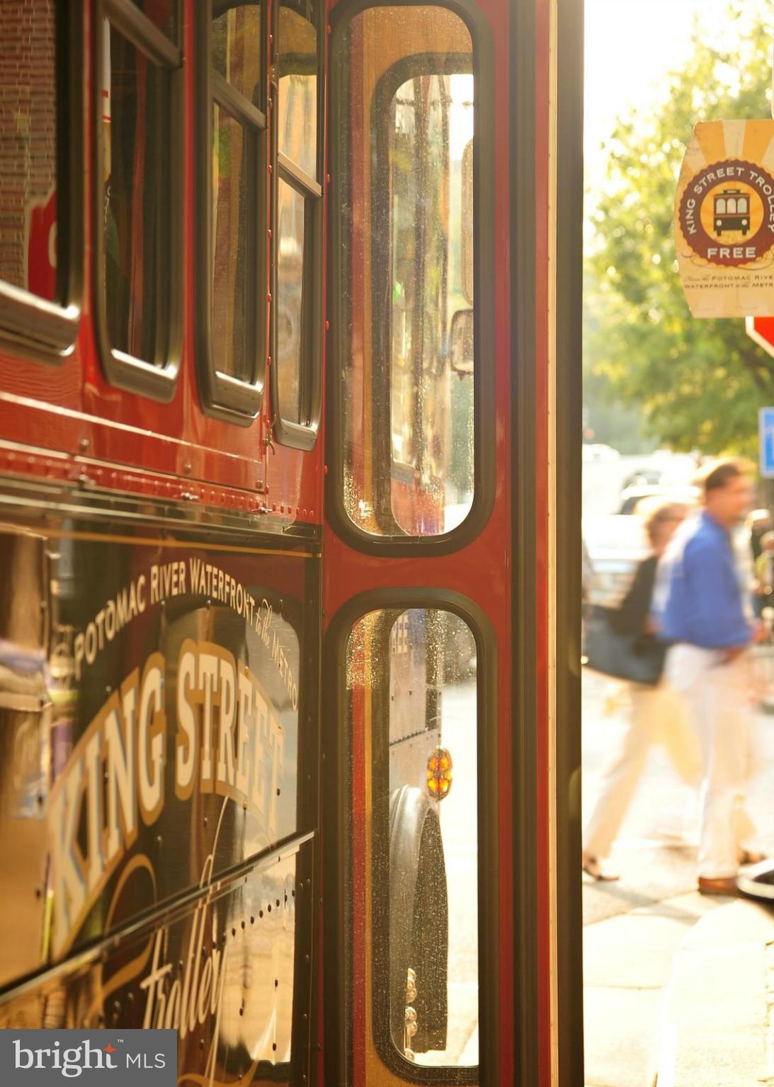 603 Queen Street, Unit 2 Alexandria, VA 22314 - Photo 26 of 29 Free King Street Trolley