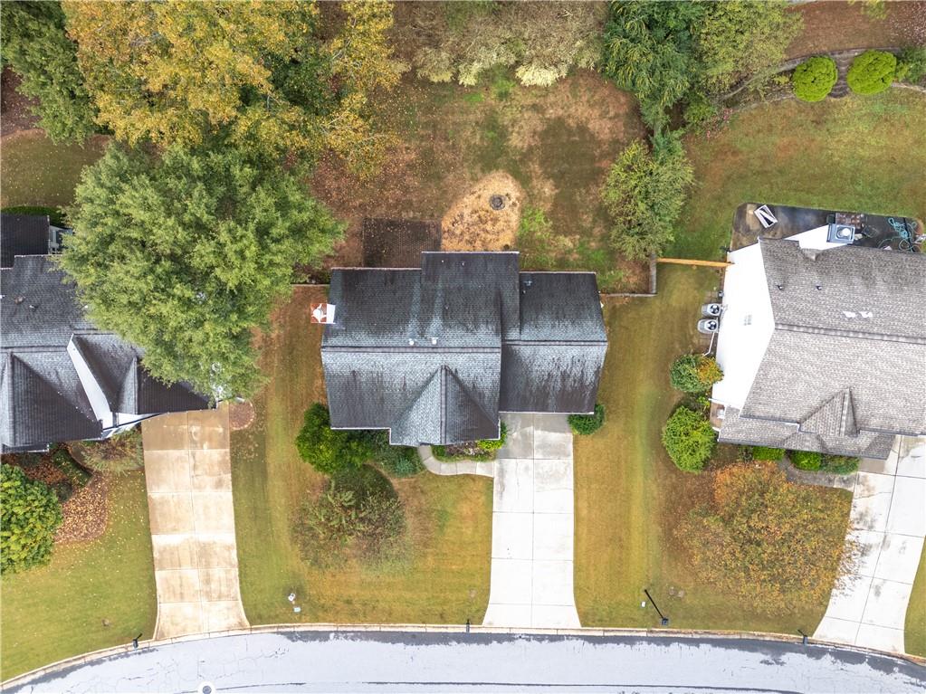3720 Brookefall Landing Suwanee, GA 30024 - Photo 41 of 41 an aerial view of a house with swimming pool
